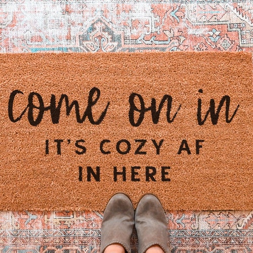 Come on in Doormat Funny Doormat Funny Mat Etsy