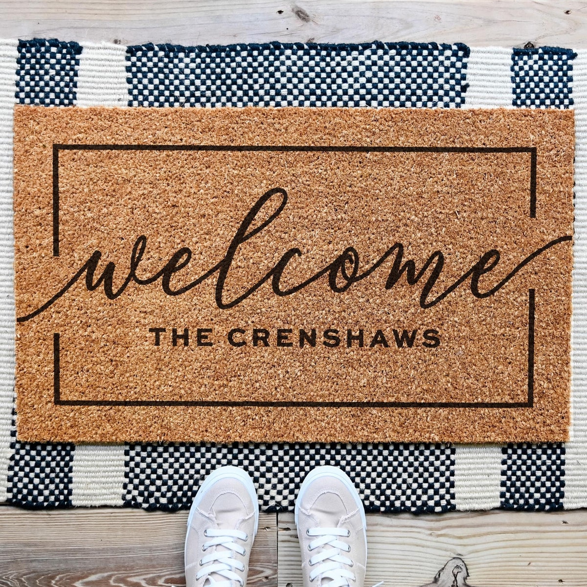 Welcome Doormat, Personalized Doormat, Custom Door Mat, Custom Doormat, Wedding Gift Ideas Housewarming Gifts Closing Gifts Welcome Door Mat - Etsy