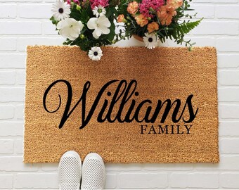 Custom Doormat Housewarming Gift Wedding Gift Ideas Etsy