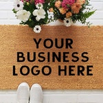 Business Logo Doormat Personalized Doormat Custom Welcome Etsy