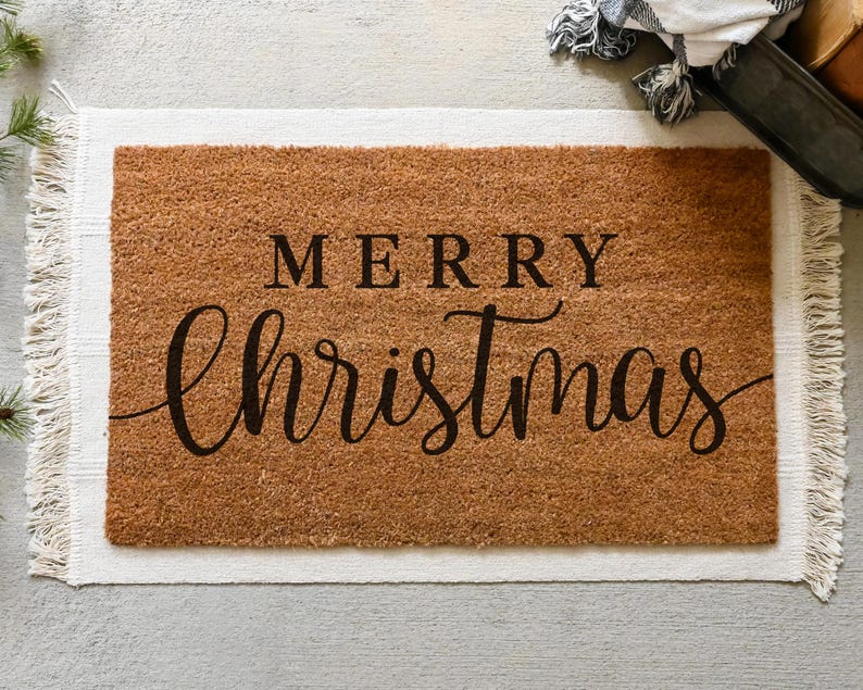 merry christmas doormat