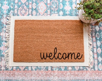 Custom Doormat, Custom Door Mat, Hello Doormat, Custom Welcome Mat Personalized Doormat Create Your Own Doormat Funny Doormat Funny Door Mat