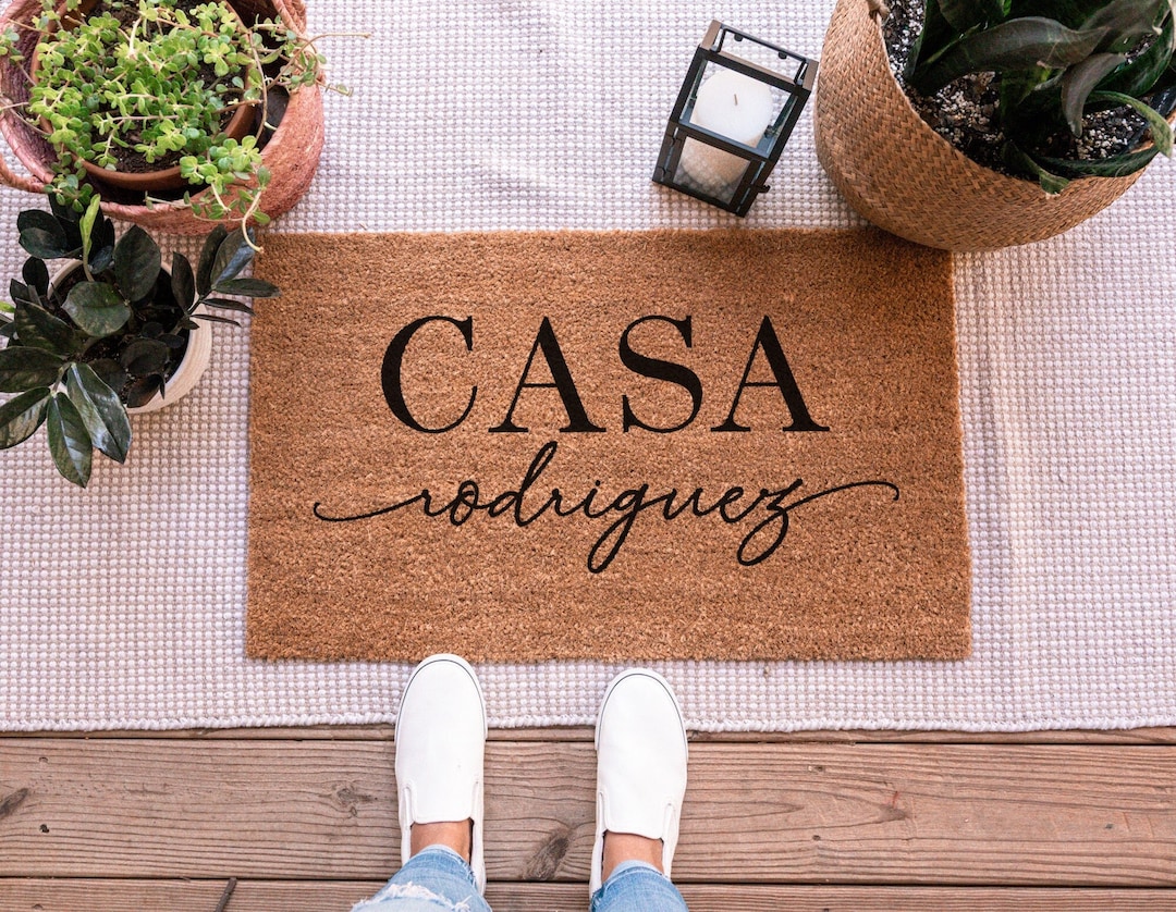Casa Doormat, Custom Doormat, Custom Door Mat, Bienvenidos Doormat