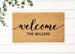 Custom Doormat, Housewarming Gift, Wedding Gift Ideas, Personalized Doormat, Last Name Doormat, Welcome Mat, Closing Gift, Farmhouse Decor 