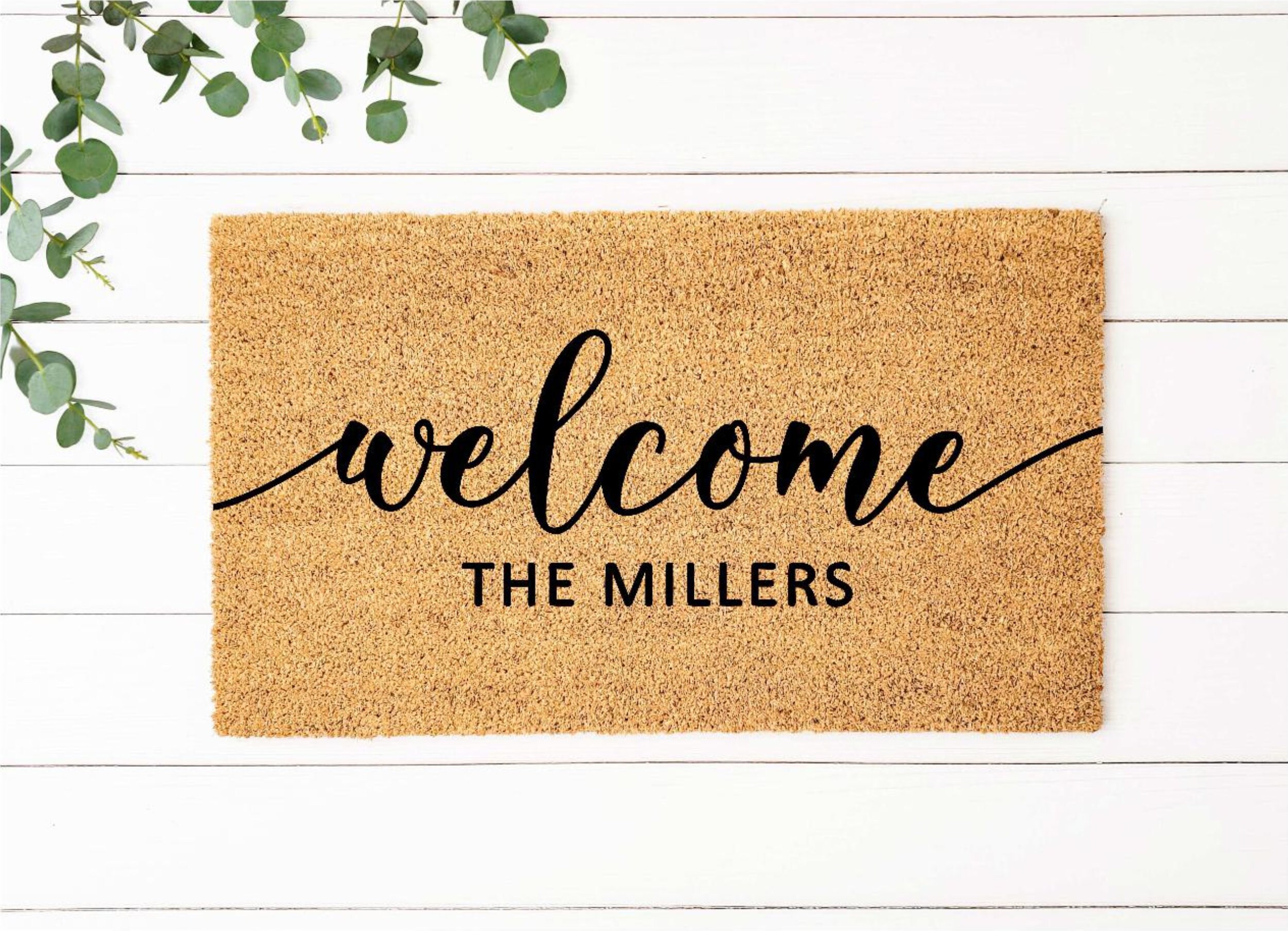 Housewarming Gift Closing Gift Wedding Gift Realtor Gift New Couple Gift Welcome Mat Doormat Watermelons Custom Doormat