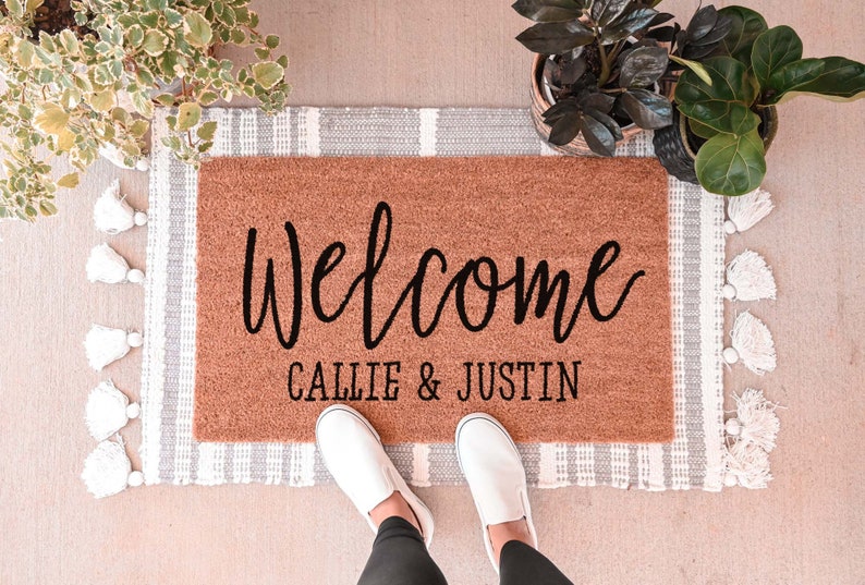 Custom Doormat, Housewarming Gift, Wedding Gift Ideas, Personalized Doormat, Last Name Doormat, Welcome Mat, Closing Gift, Farmhouse Decor image 7