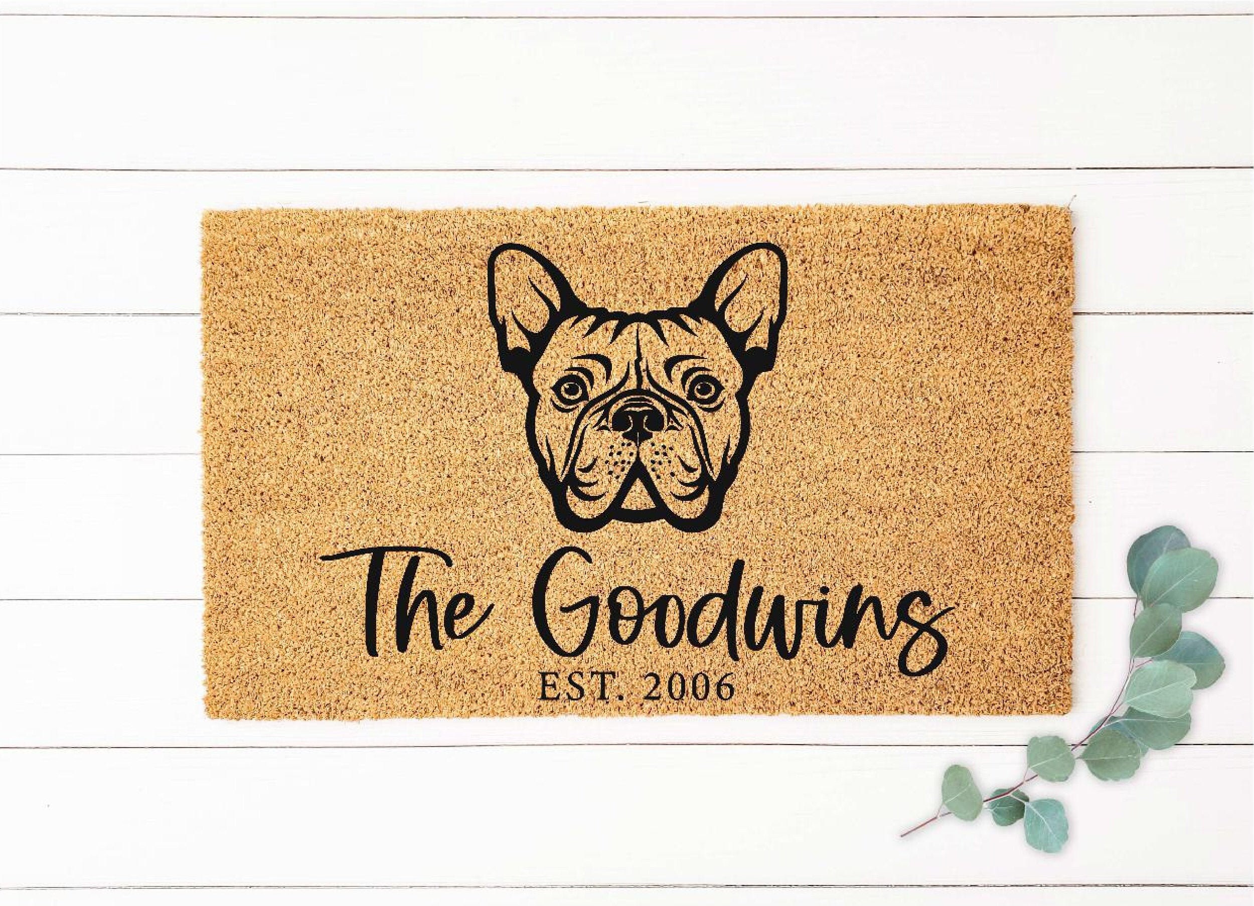 Dog Door Mat Dog Doormat Personalized Mat Gifts for Etsy