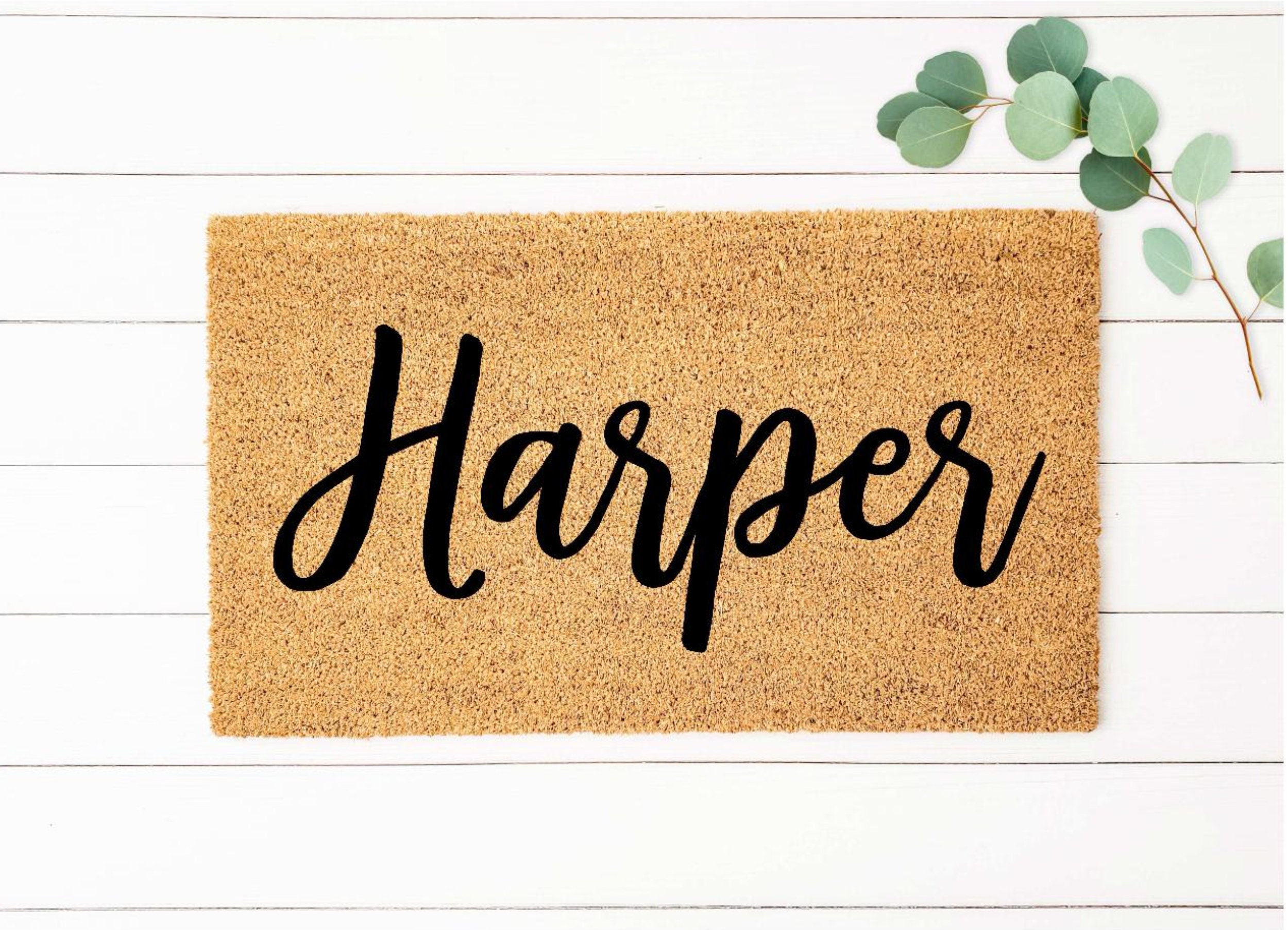 Personalized Doormat Last Name Doormat Custom Doormat Etsy