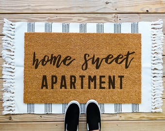 Home Sweet Apartment Doormat: Coir Entry Mat