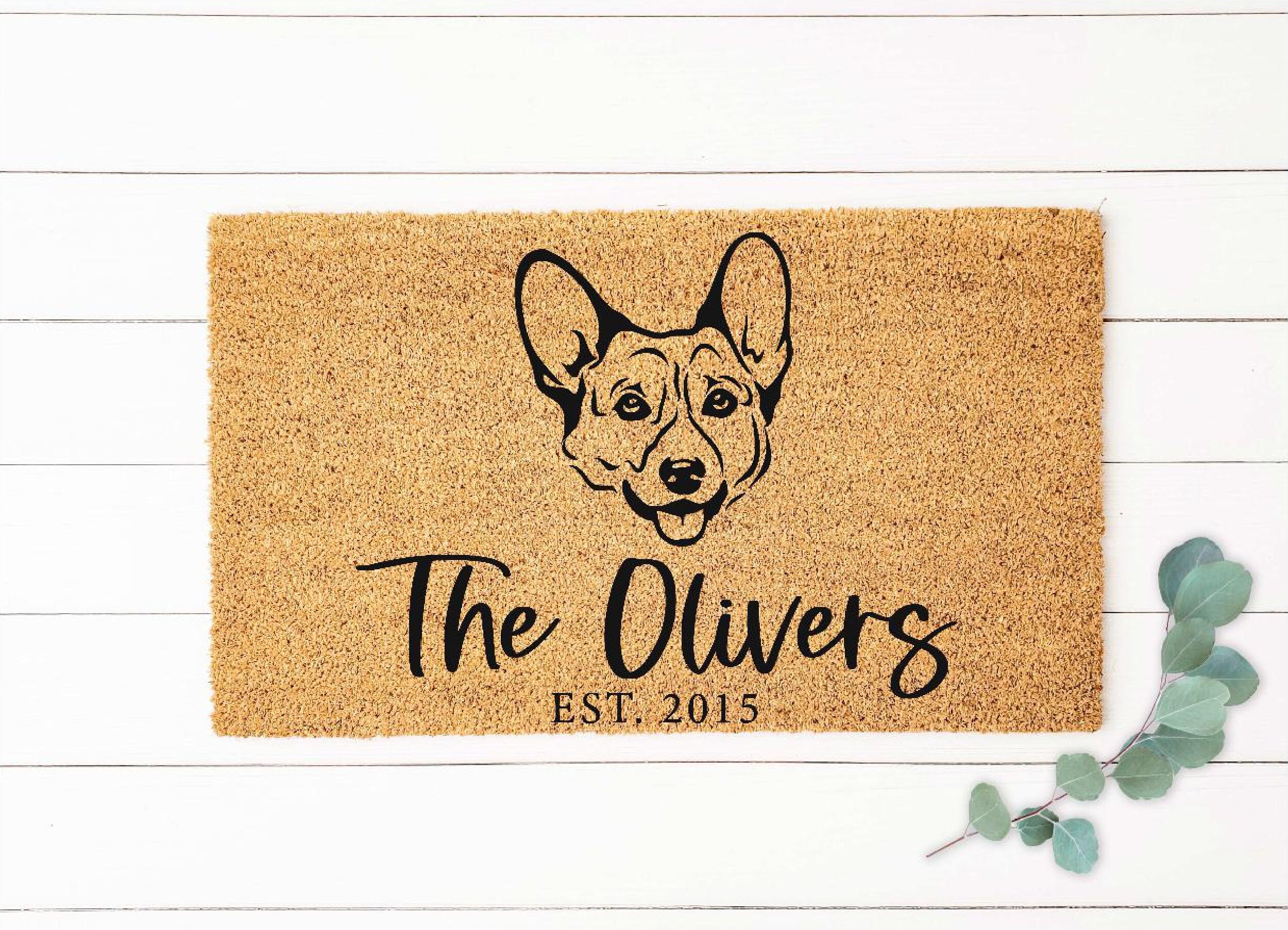Dog Door Mat Dog Doormat Personalized Mat Gifts for Etsy