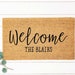 Custom Doormat, Housewarming Gift, Wedding Gift Ideas, Personalized Doormat, Last Name Doormat, Welcome Mat, Closing Gift, Farmhouse Decor 