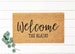 Custom Doormat, Housewarming Gift, Wedding Gift Ideas, Personalized Doormat, Last Name Doormat, Welcome Mat, Closing Gift, Farmhouse Decor 