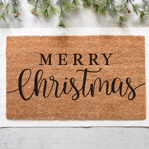 merry christmas doormat