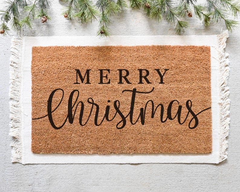 merry christmas doormat