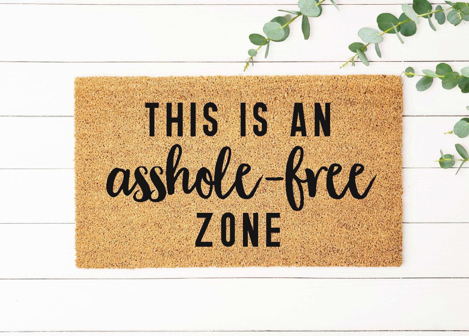 Rude Doormat Rude Door Signs Rude Mat Funny Etsy