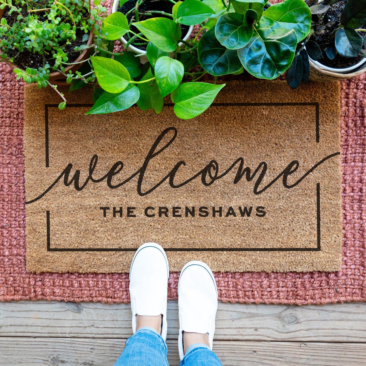 Welcome Doormat, Personalized Doormat, Custom Door Mat, Custom Doormat, Wedding Gift Ideas Housewarming Gifts Closing Gifts Welcome Door Mat - Etsy