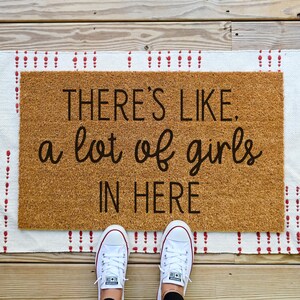 Theres Like A Lot Of Kids In Here, Funny Doormat, Funny Welcome Mat, Front Door Mat, Custom Doormat, Cute Door Mat, Funny Door Mat, Mom Gift image 8