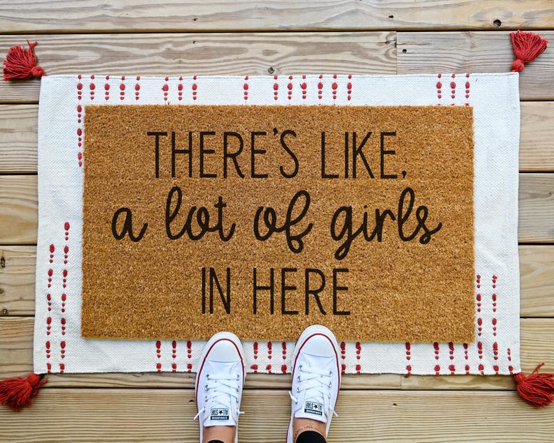 Theres Like A Lot Of Kids In Here, Funny Doormat, Funny Welcome Mat, Front Door Mat, Custom Doormat, Cute Door Mat, Funny Door Mat, Mom Gift image 8