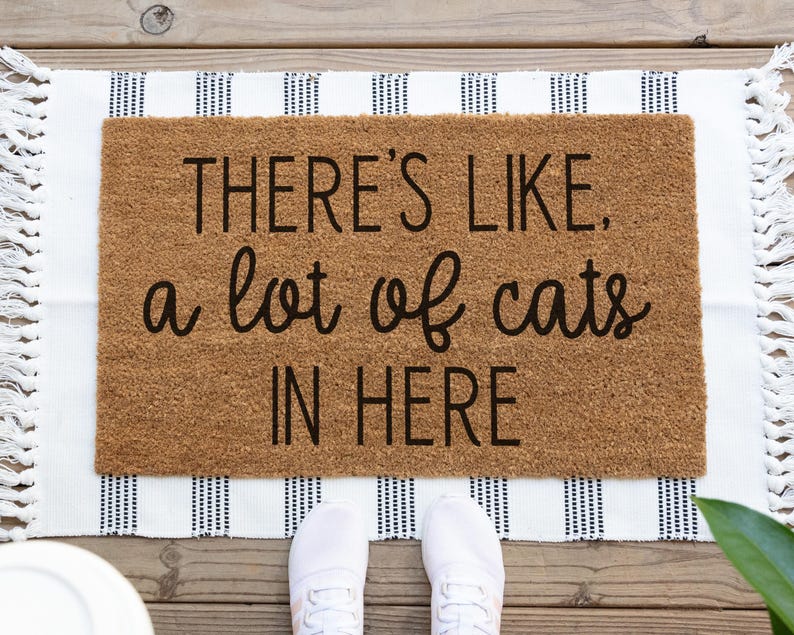 Theres Like A Lot Of Kids In Here, Funny Doormat, Funny Welcome Mat, Front Door Mat, Custom Doormat, Cute Door Mat, Funny Door Mat, Mom Gift image 6
