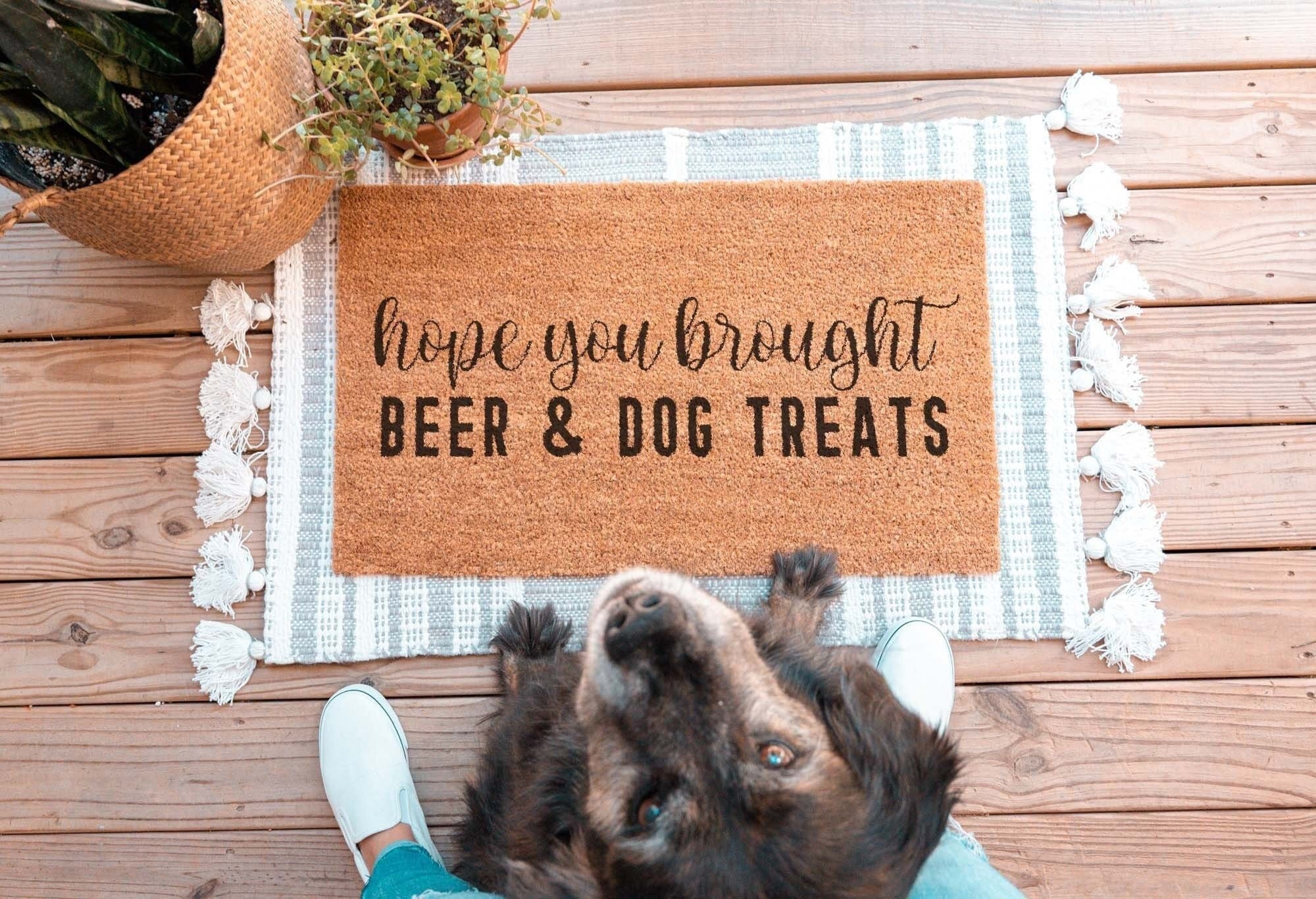 Hope You Brought Coors Light Doormat, Beer Doormat, Gag Gift, Housewarming  Gift 