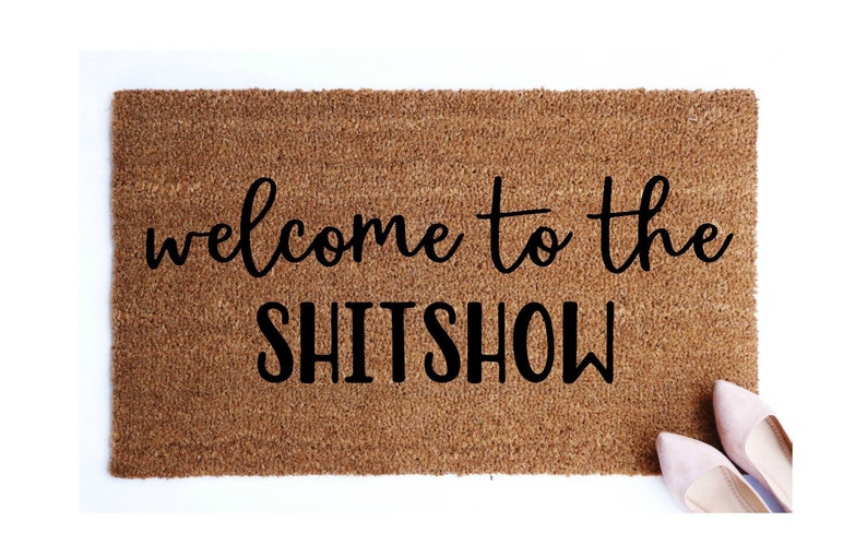 Welcome To The Show Doormat Front Door Mat Image 0