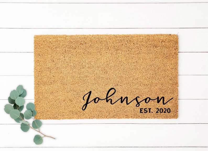 Personalized Doormat Custom Doormat Personalized Etsy