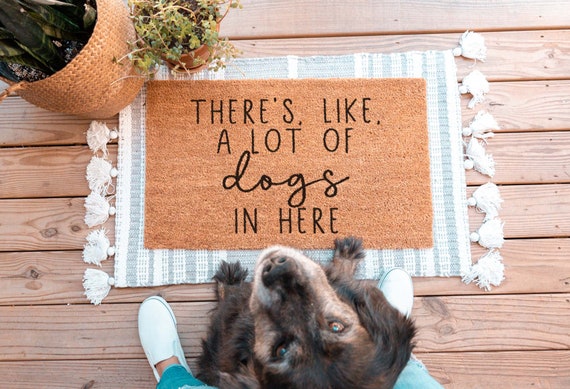 Just so you know there's a deals lot of dogs in here mat