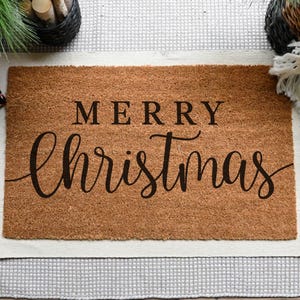 merry christmas doormat