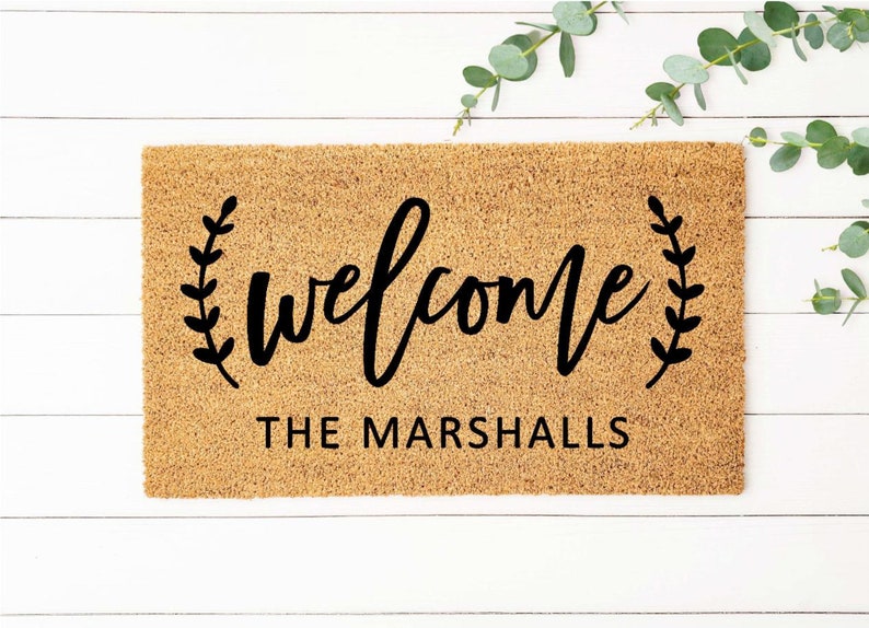 Farmhouse Doormat Personalized Mat Personalized Etsy