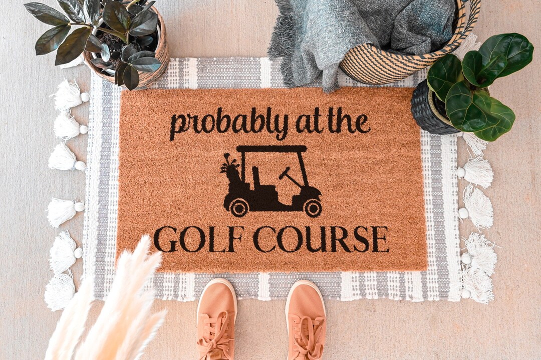 Golf Door Mat, Gone Golfing, Funny Mat, Golf Gifts for Men