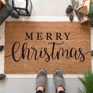 merry christmas doormat