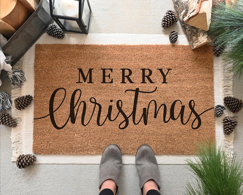 merry christmas doormat
