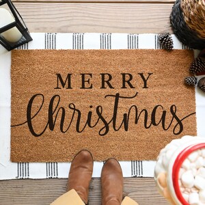 merry christmas doormat
