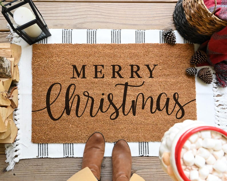 merry christmas doormat