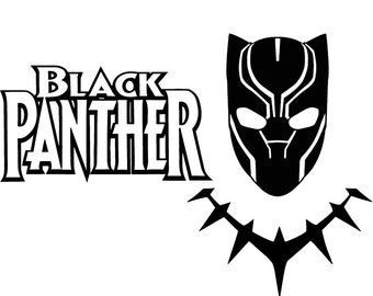 Download Black Panther SVG PNG EPS files Marvel Black Panther ...
