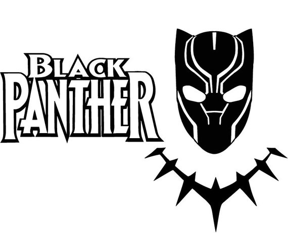 Black Panther Svg Black Panther Movie Cutfiles Svg Dxf Etsy