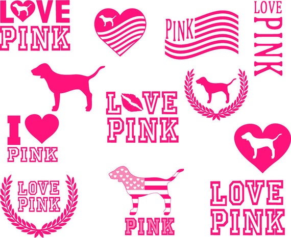 Download Love pink svg pink love svg love pink clipart pink love | Etsy