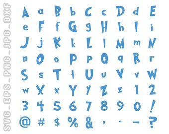 Dr Seuss svg, Digital Clipart Alphabet svg, Numbers svg, font svg, Silhouette Studio, Cricut svg, cut files, Cricut, Clipart,Decal, Digital