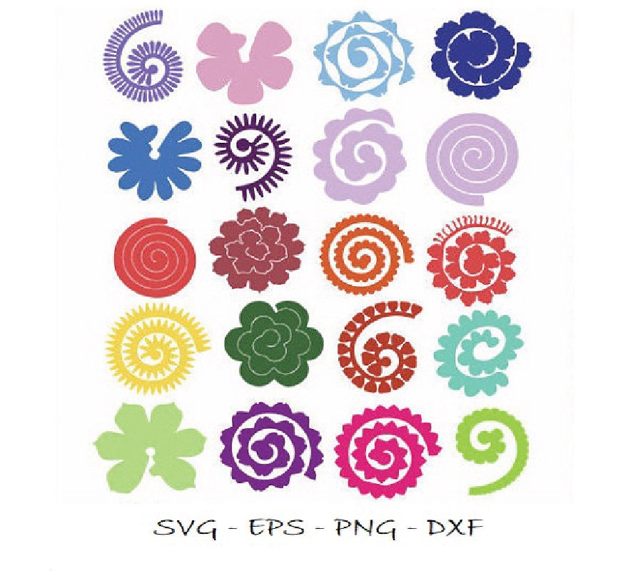 Free Free 314 Rolled Flower Svg Free Download SVG PNG EPS DXF File