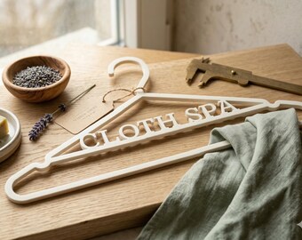 Cloth Spa Relax Hanger – 3D Printable Clothes Hanger with Text