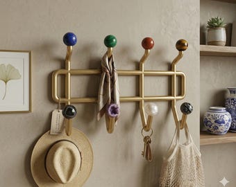 Tech Circuit Wall Hook Rack STL – Modern PCB Inspired Coat Rack