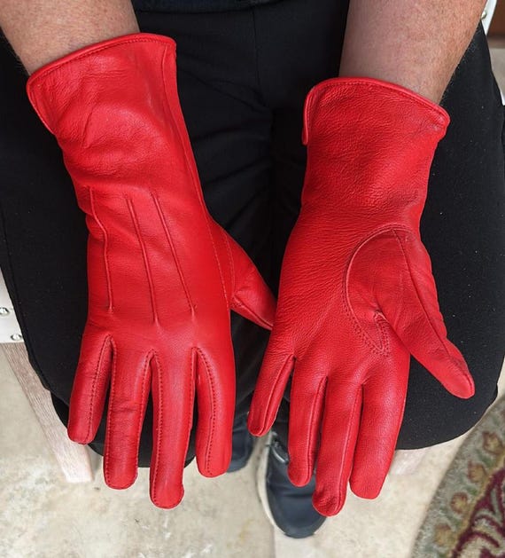 men's unlined leather dress gloves DENTS BATH Cashmere lined Leather Gloves, Black / Large main image 1