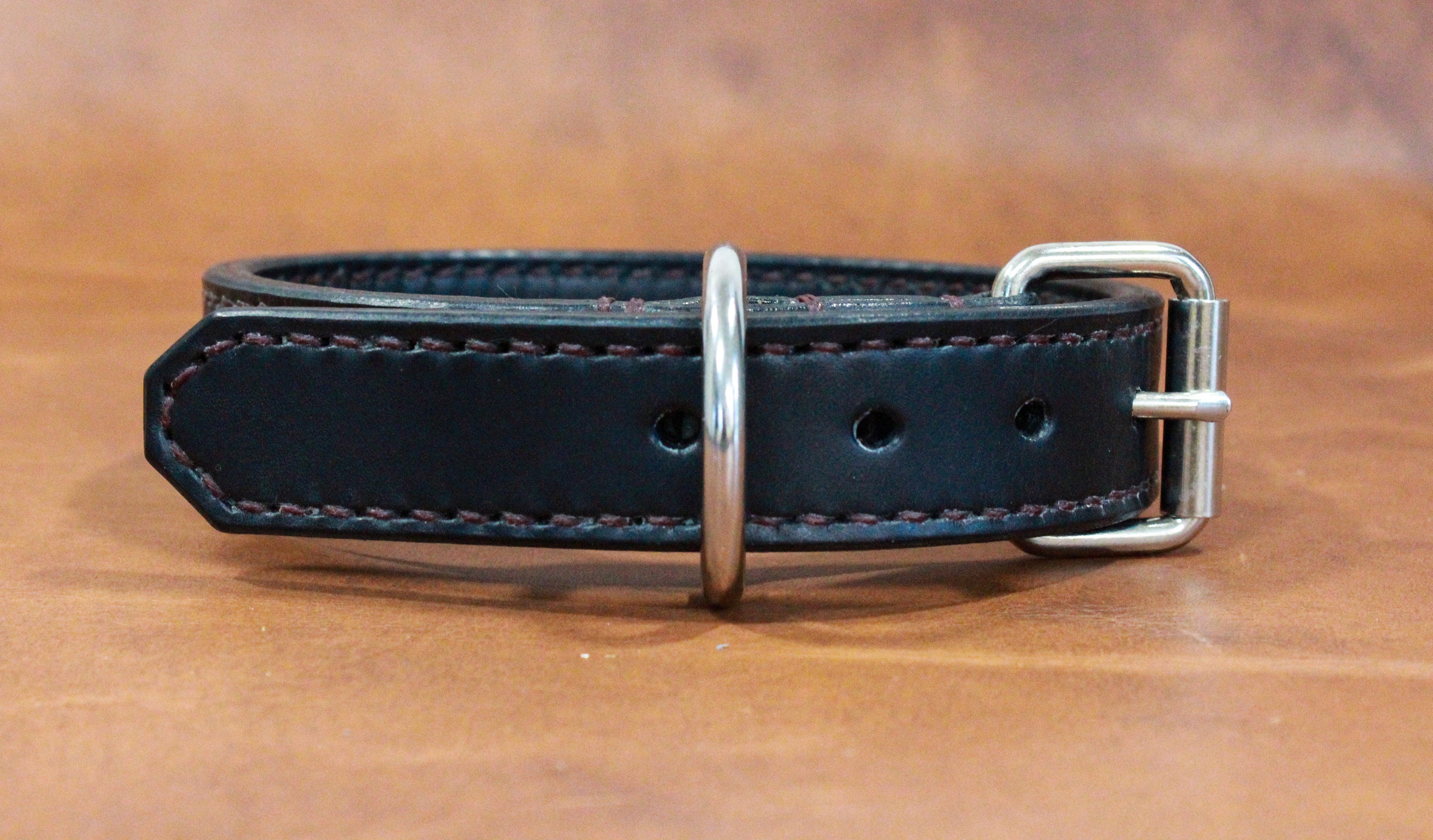Heavy Duty Leather Dog CollarBlack1 1/4 wide 16 Etsy