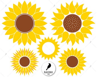 Download Sunflower svg | Etsy