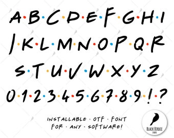 Free Free 290 Friends Svg Free Font SVG PNG EPS DXF File