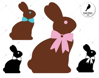 Download Chocolate bunny svg | Etsy