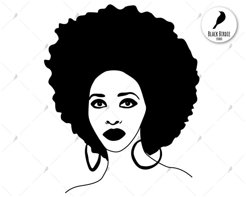 Download Black woman svg black woman clipart afro svg afro clipart ...