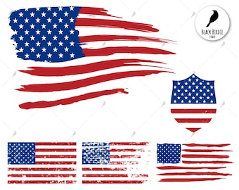 US flag svg, distressed flag svg, US flag clipart, american flag svg, USA flag, cricut silhouette – eps, dxf, png, pdf, svg – digital files