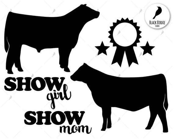 Download Steer svg show heifer svg show steer clipart show girl svg | Etsy