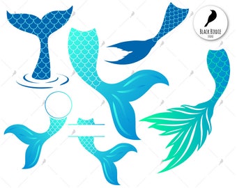 Mermaid tail svg, mermaid svg, mermaid tail clipart, whale mermaid monogram frame svg, cricut silhouette – eps, dxf, png pdf svg – cut files